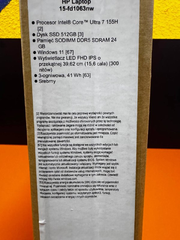 HP 15-fd1063nw Core Ultra 1