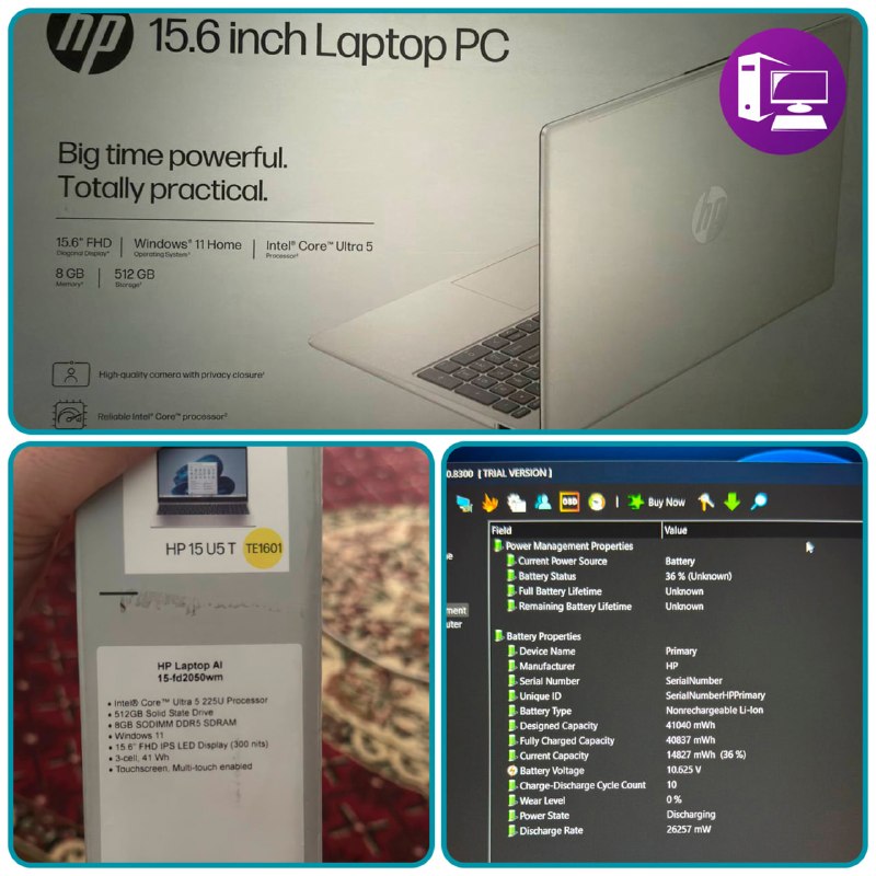HP 15-fd2050wm Core Ultra 2