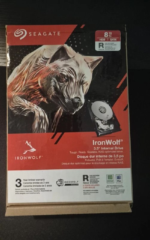 SEAGATE IronWolf 8192 ГБ