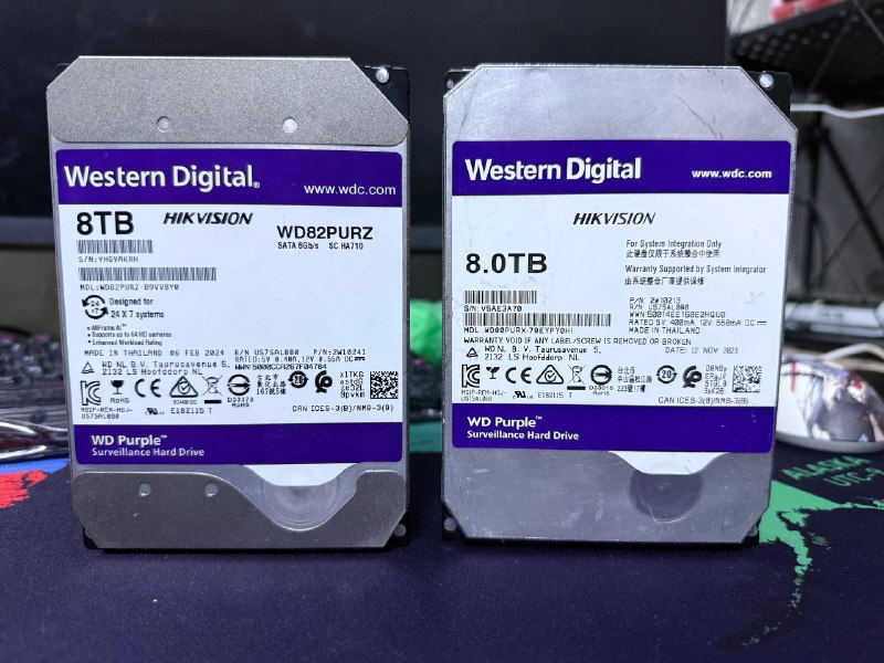 WD Purple 8192 ГБ