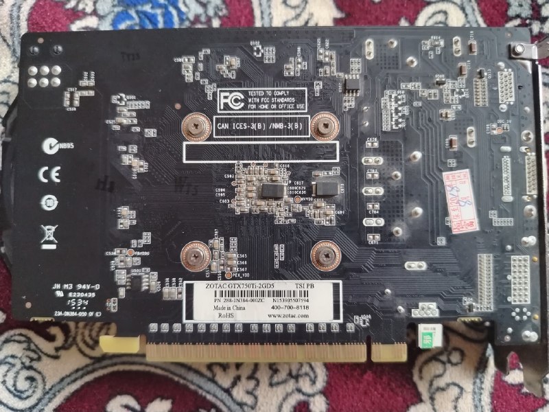 ZOTAC GTX 750 Ti 2 ГБ