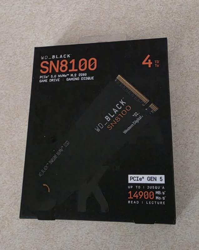 WD BLACK SN8100 4096 ГБ