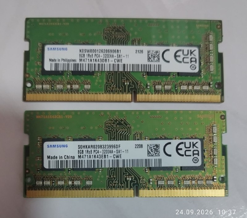 Samsung DDR4 16 ГБ 3200 МГц SO-DIMM
